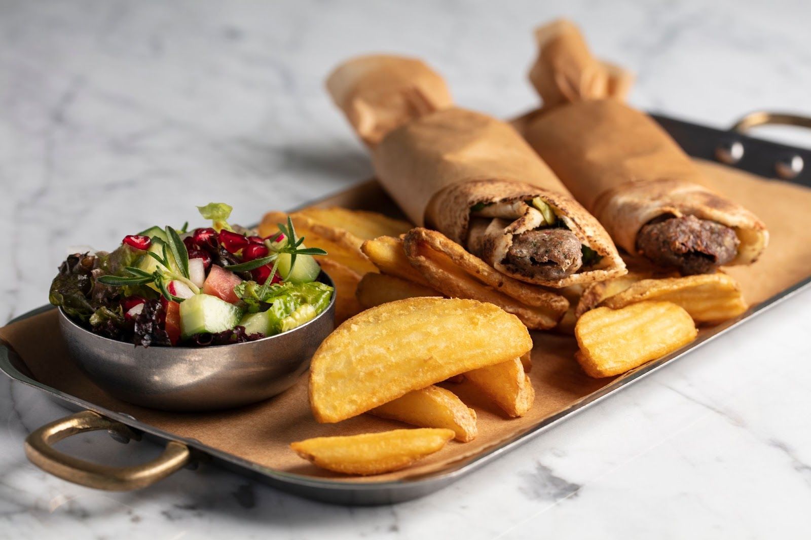 Al Beiruti Dubai — Al Beiruti hummus with pine nuts