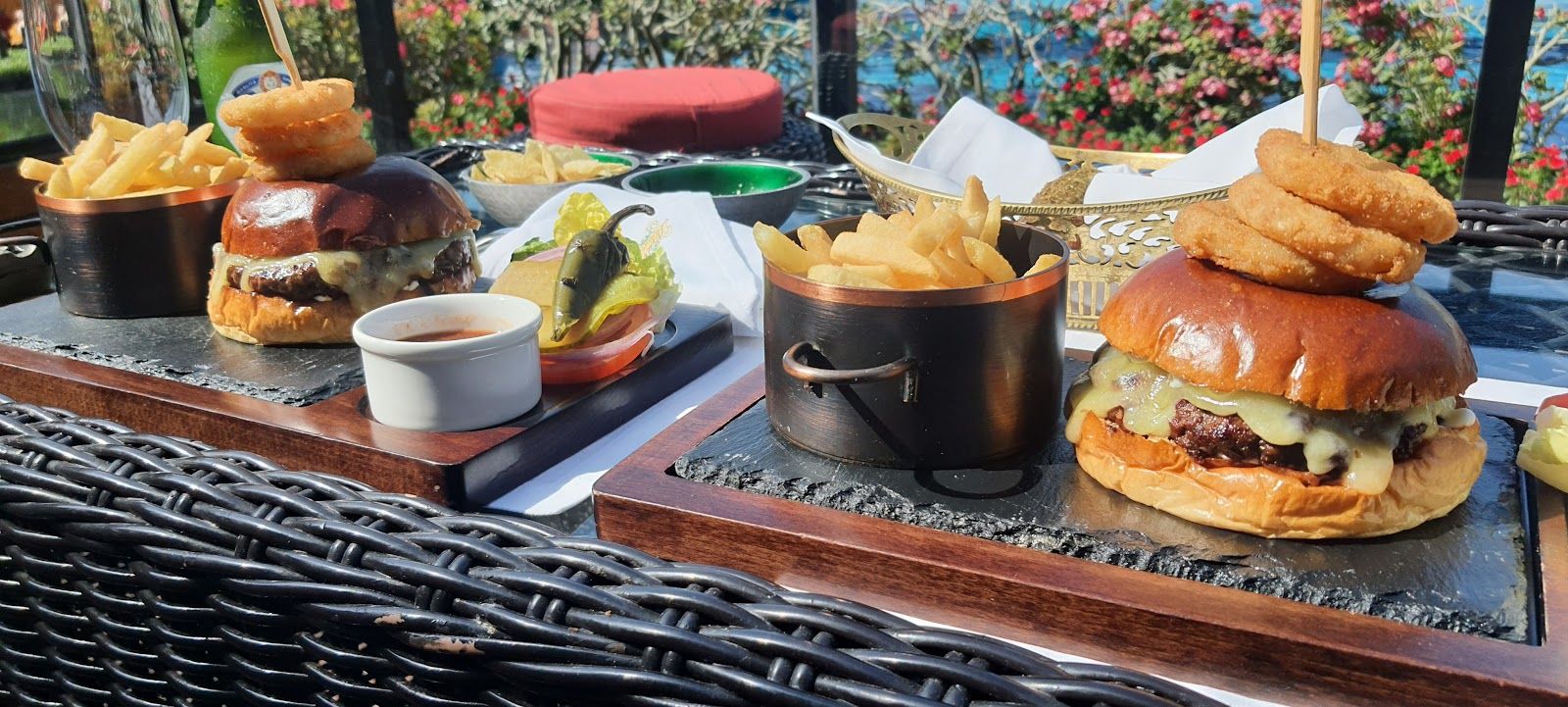 Al Nafoorah Dubai — signature dish and dining room