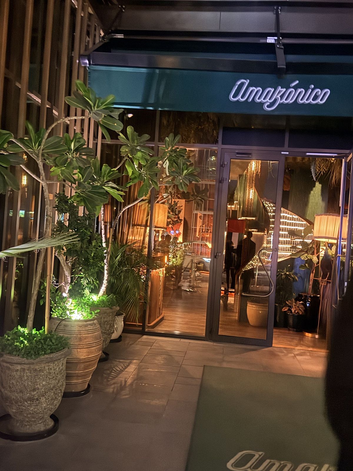 Amazonico Dubai — Latin American dining terrace in DIFC