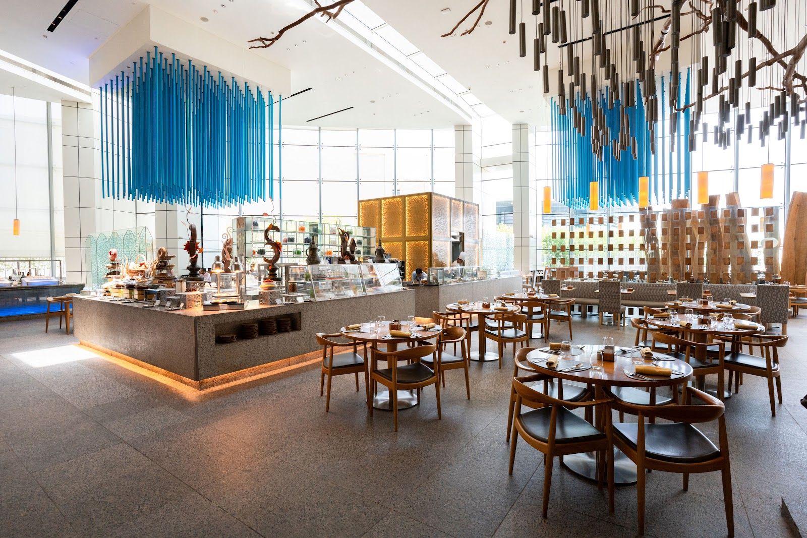 Marsa Boulevard waterfront dining Festival City