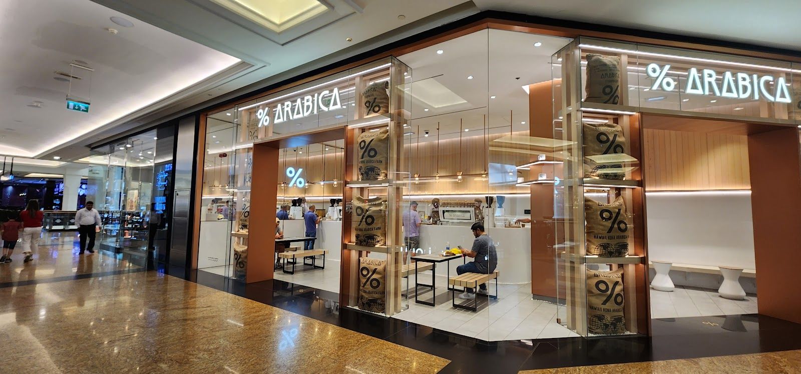 % Arabica Dubai minimalist coffee shop espresso Kyoto
