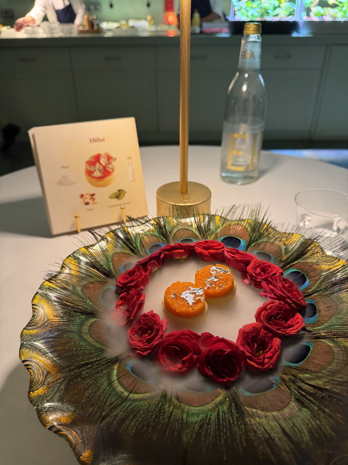 Avatara Dubai — a course from the vegetarian tasting menu