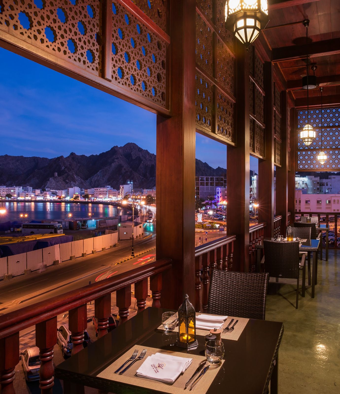 Omani restaurant interior Dubai