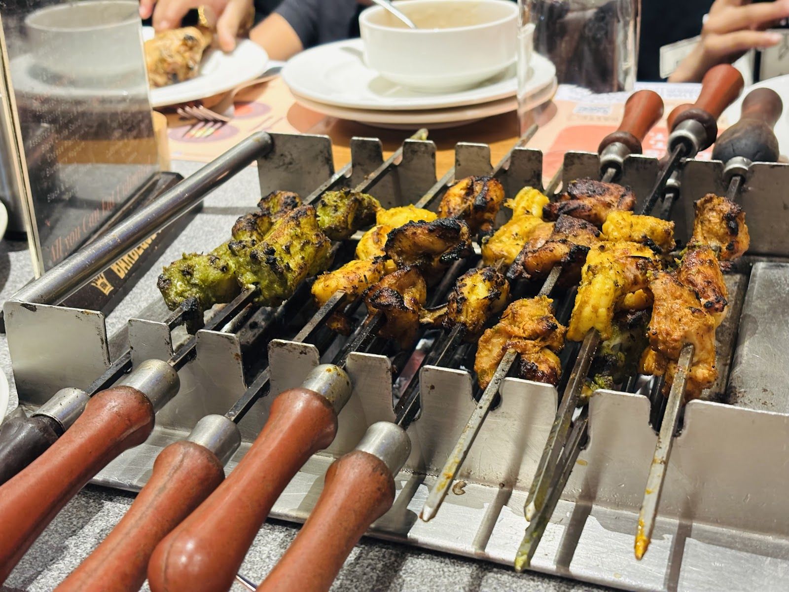 Barbeque Nation, Al Karama Dubai — table-grill tandoori platters