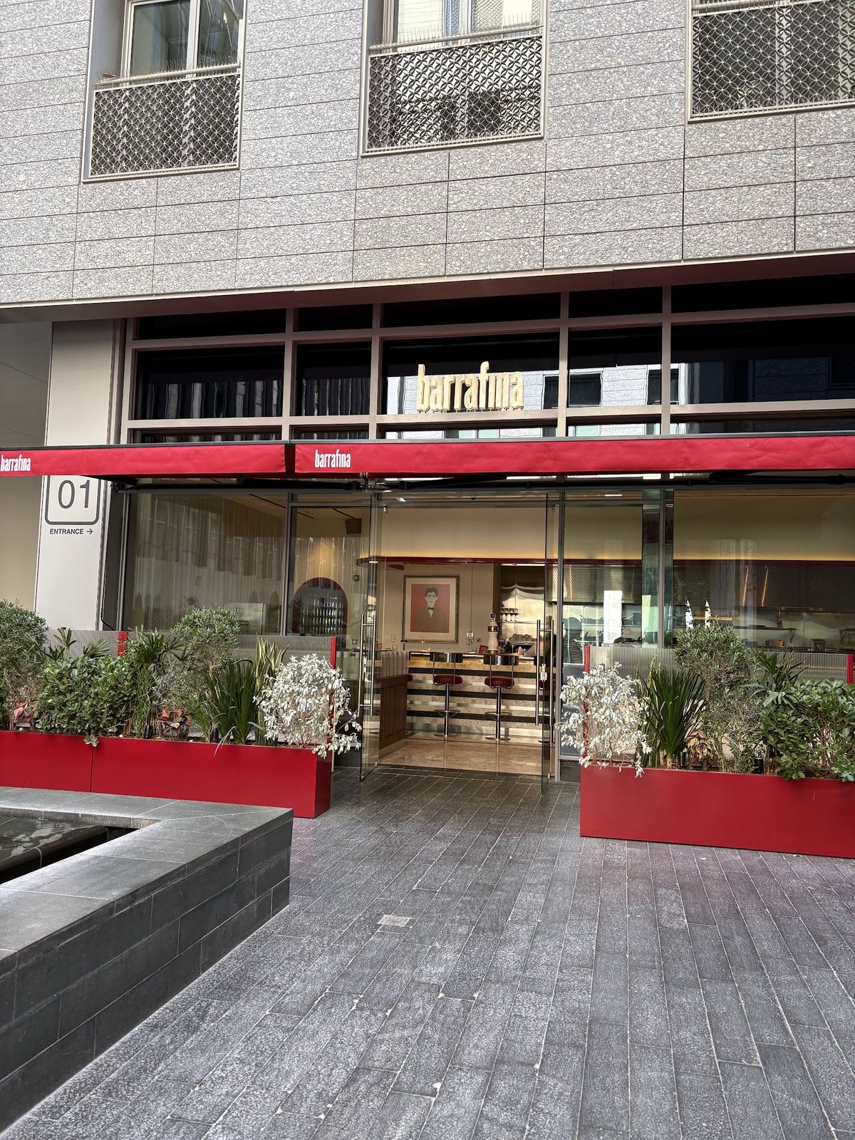 Barrafina DIFC solo dining tapas counter