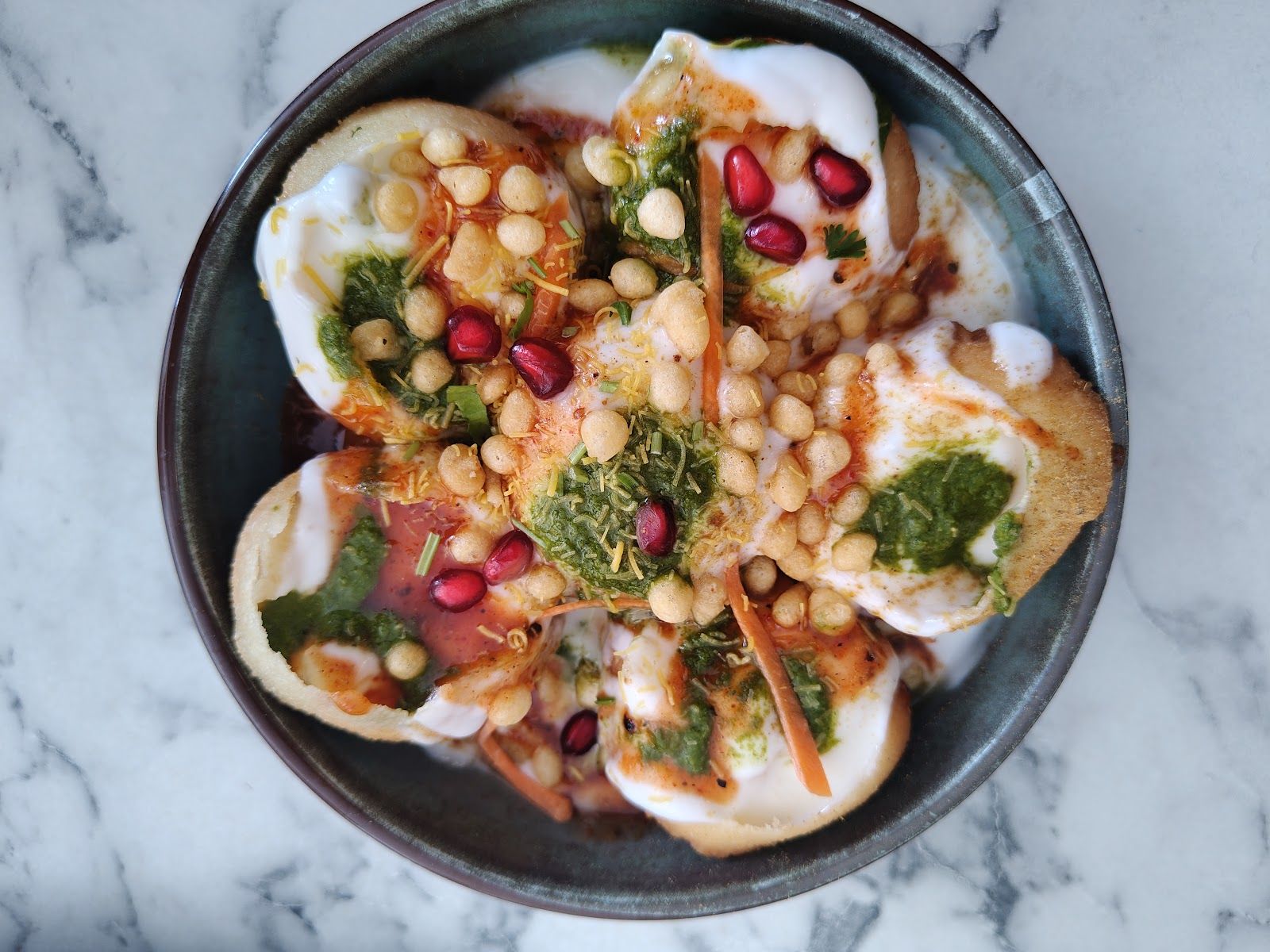 Bikanervala Dubai — aloo tikki chaat and gol gappa