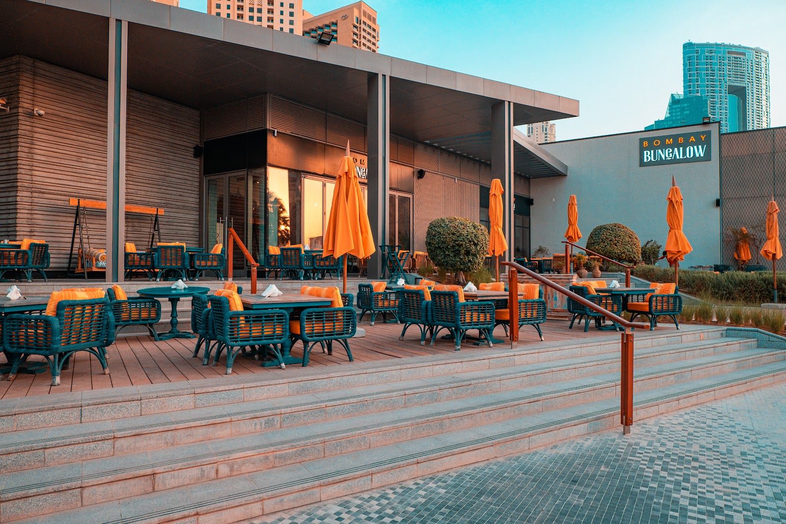 Bombay Bungalow Time Out Market Dubai — Indian street food, Bombay sandwich and pav bhaji