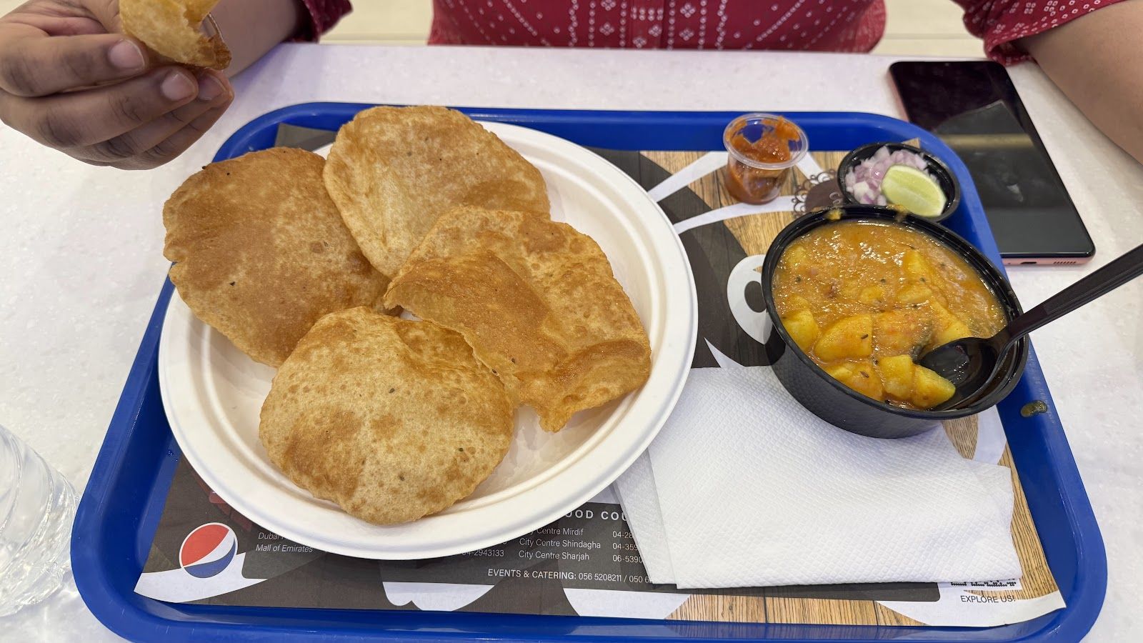Bombay Chowpatty Deira Dubai — pav bhaji and chaat counter