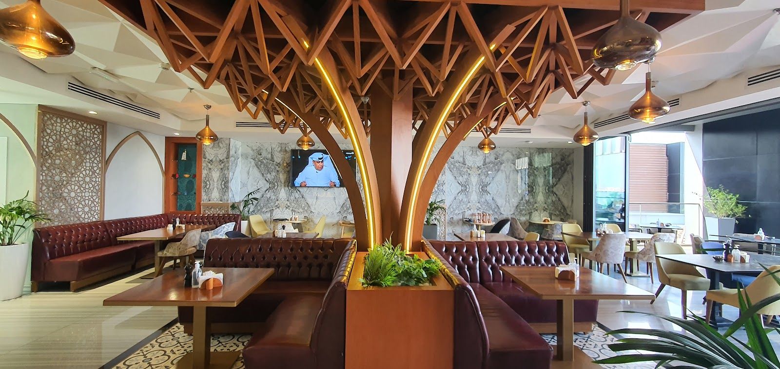 Bosphorus restaurant Souk Madinat Jumeirah Dubai Turkish brunch lavish setting