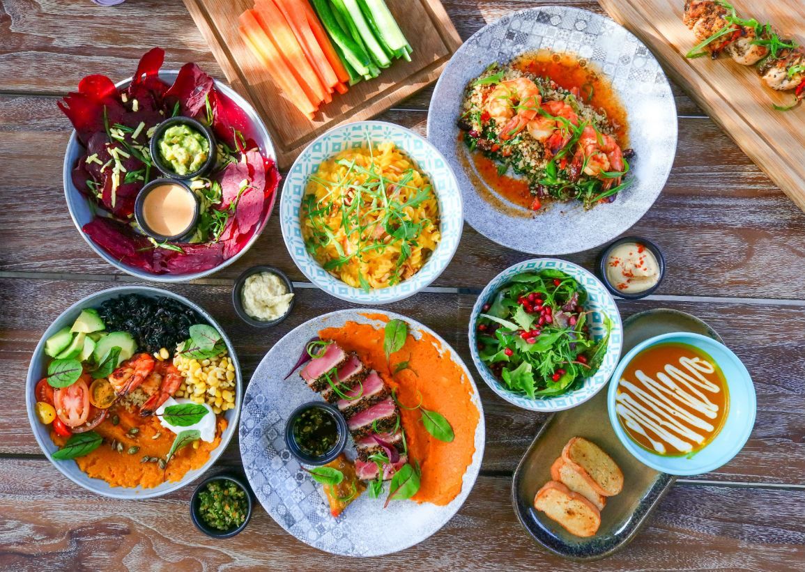 Bounty Beets Dubai — colourful health café at Le Méridien Mina Seyahi