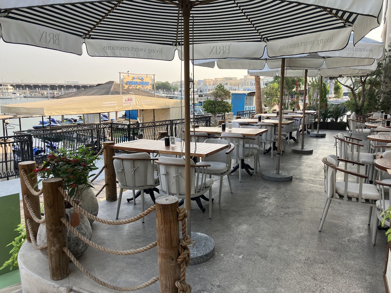 Brix Time Out Market Dubai — patisserie stall, eclair and chocolate ganache