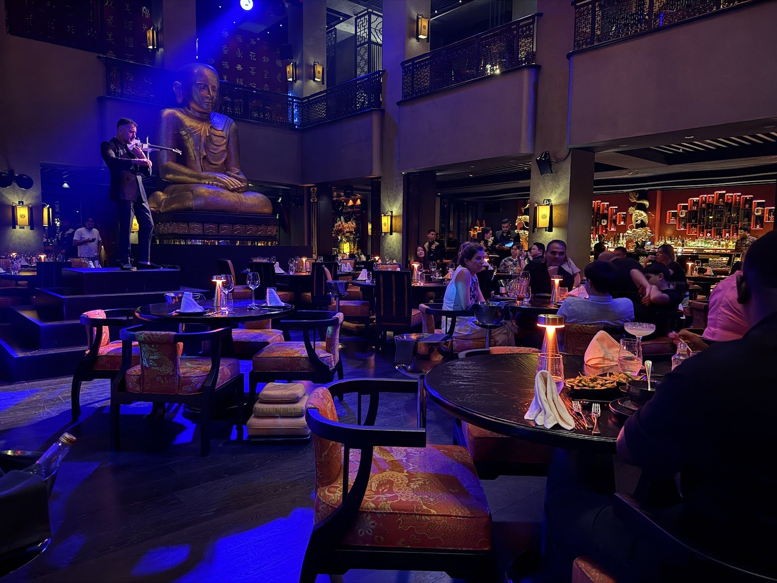 Buddha-Bar Dubai — interior detail at Grosvenor House