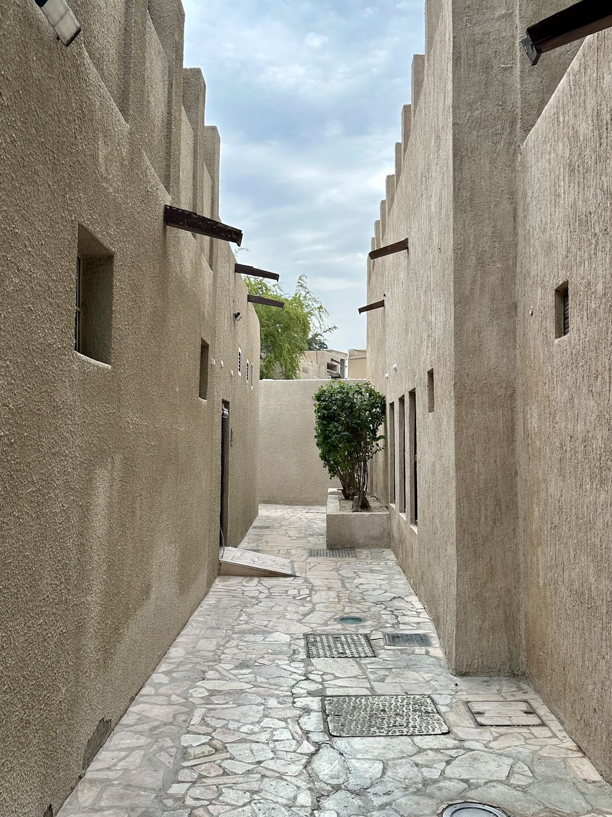 Al Fahidi Heritage Dubai courtyard dining