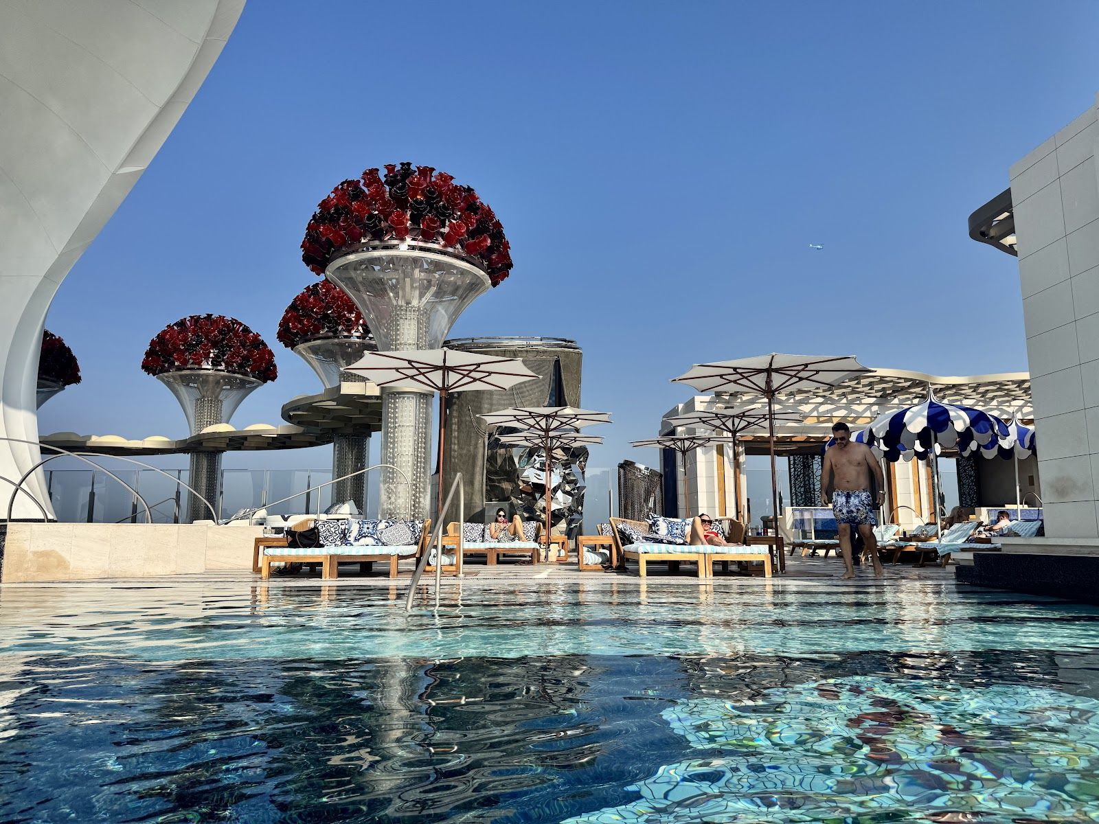 Cloud 22 infinity pool 22nd floor view Dubai