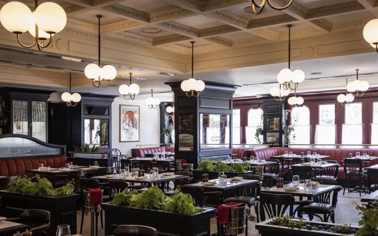 Couqley French bistro stall Time Out Market Dubai — steak frites and tartare