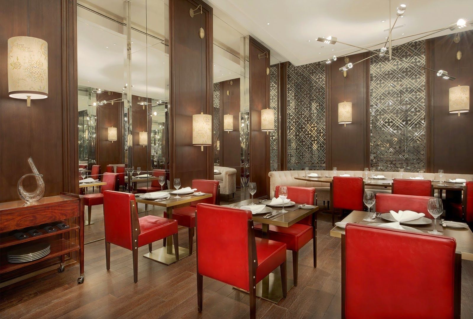 CUT by Wolfgang Puck Dubai — steakhouse dining room at Address Downtown