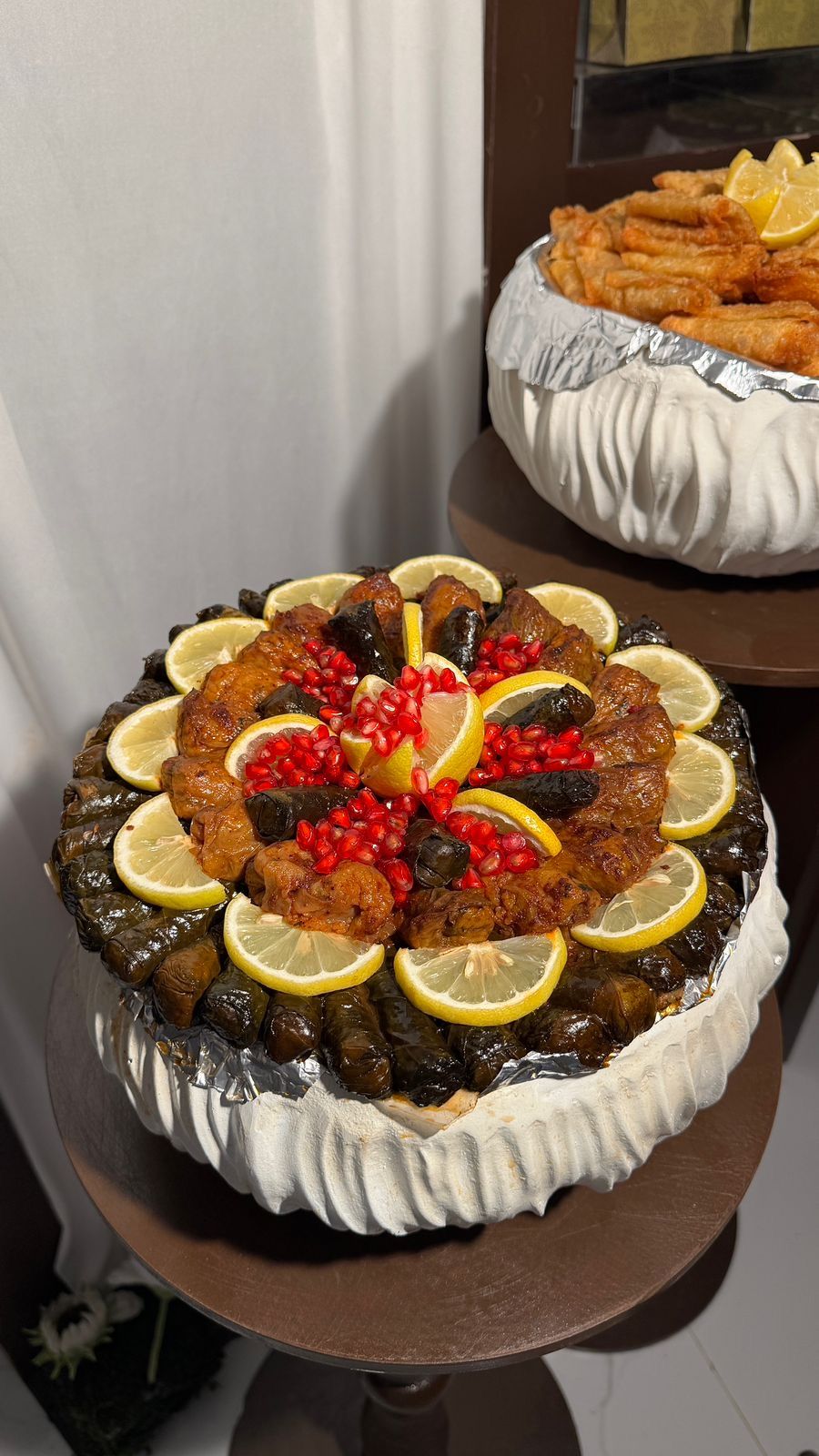 Armenian dolma and mezze spread