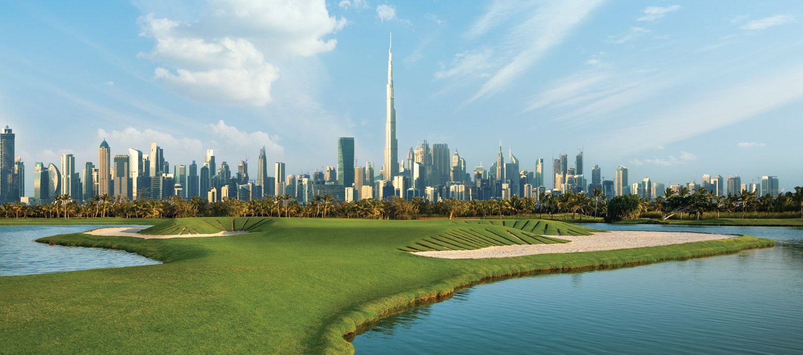 Dubai Hills Estate restaurant dining lush green surroundings