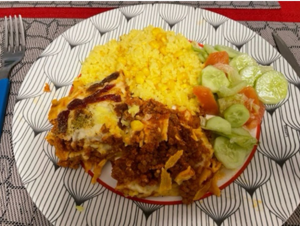 Latin American dishes food spread