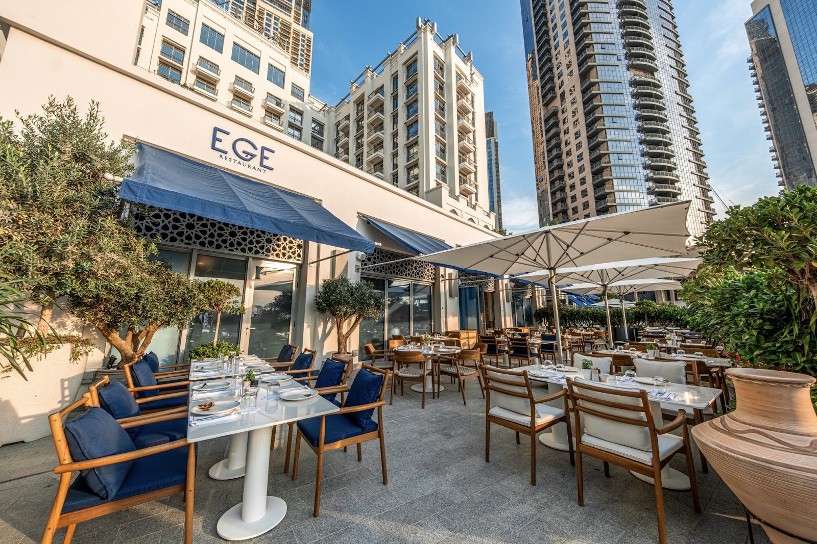 EGE Restaurant Dubai Creek Harbour Mediterranean Aegean seafood mezze