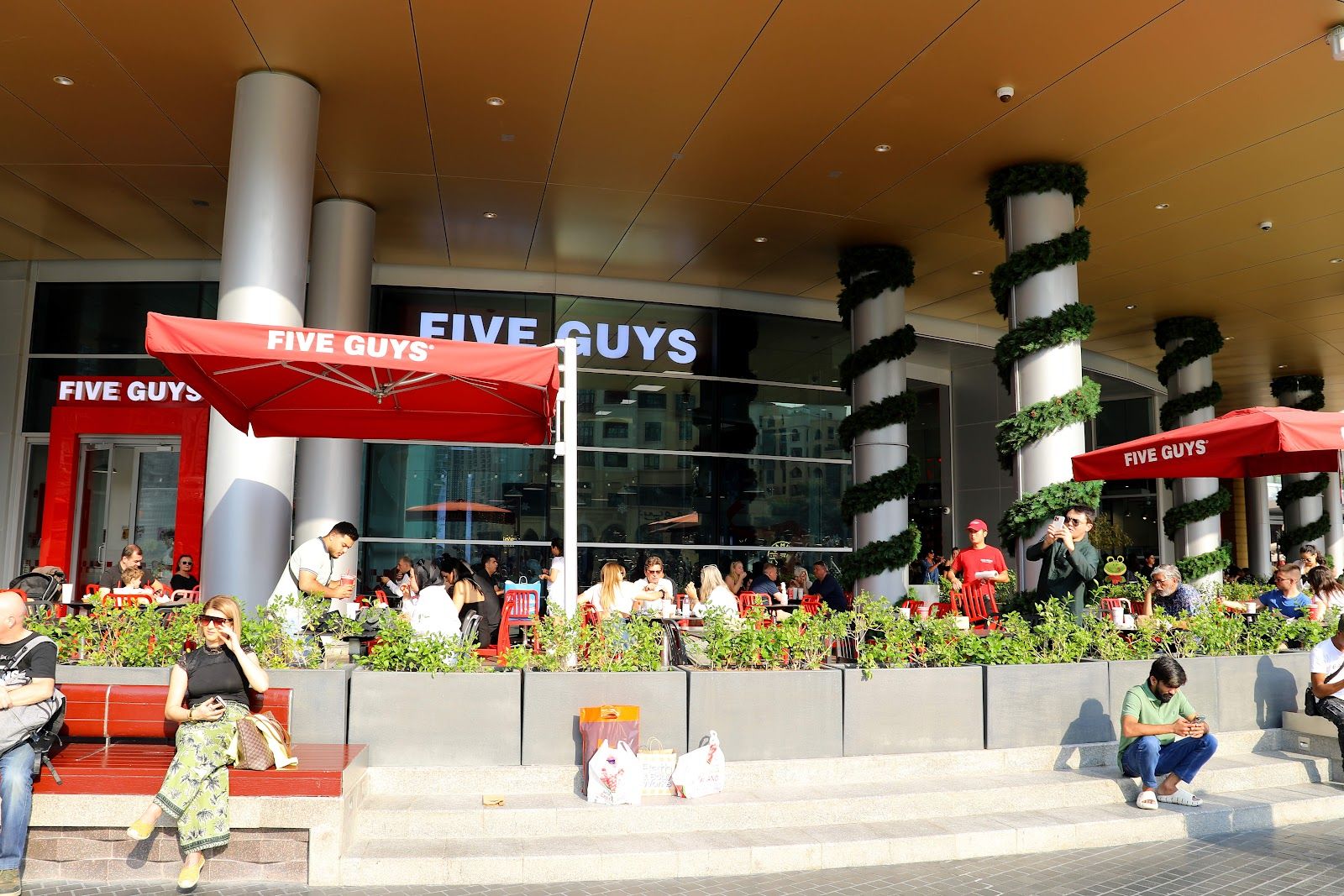 Five Guys Dubai — a lunchtime cheeseburger and fries