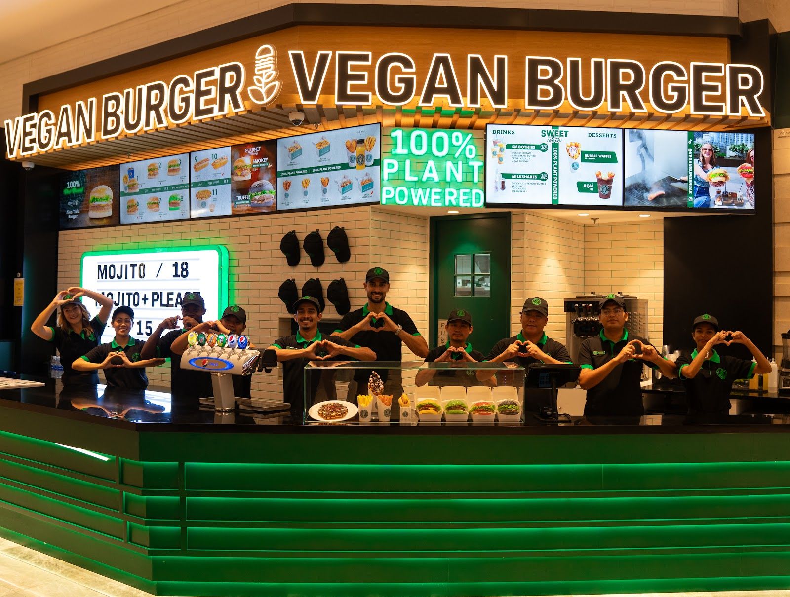 Garage Dubai — vegan smash burger from the new plant-based concept