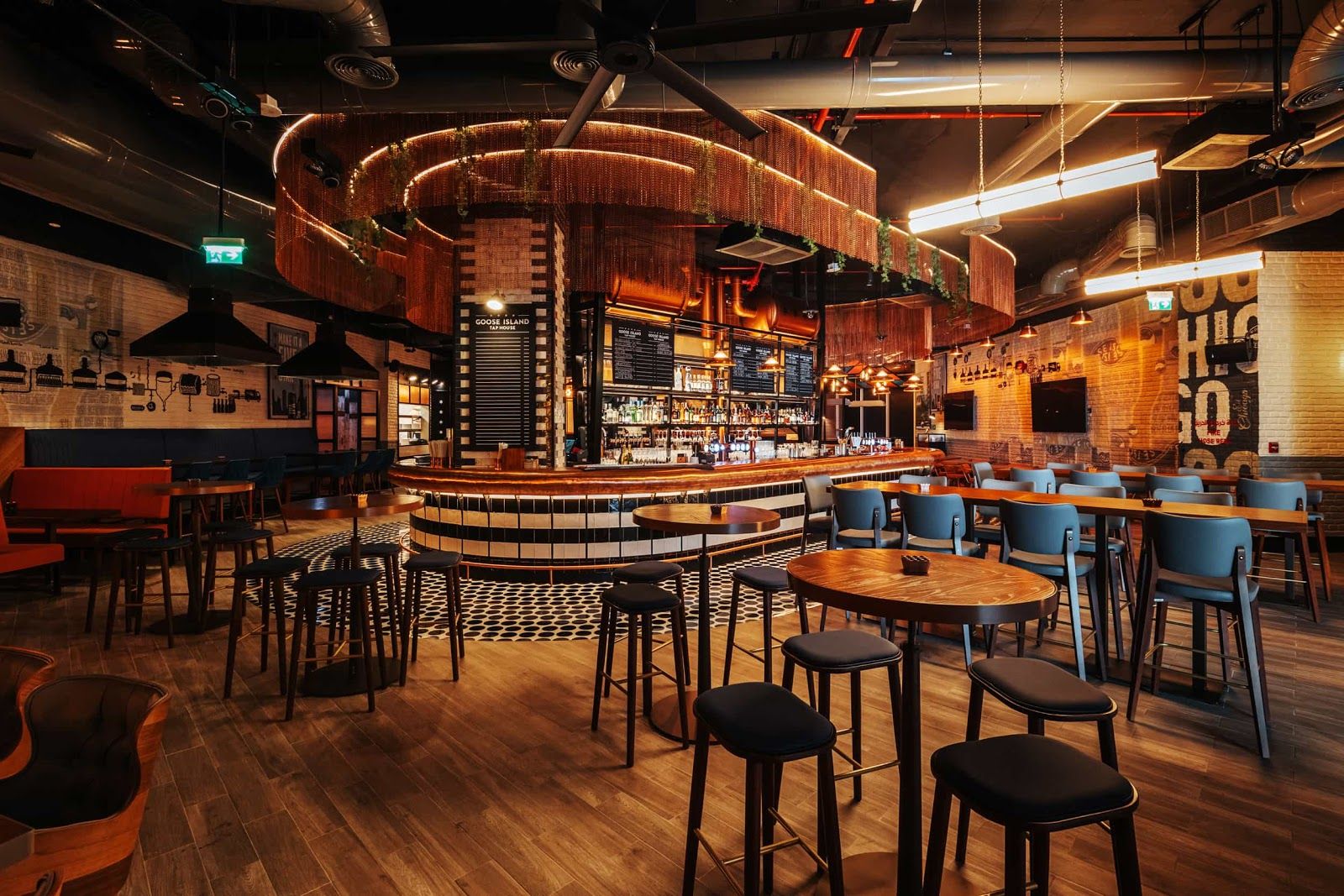 Goose Island Tap House Sunday roast Dubai — sirloin and trimmings