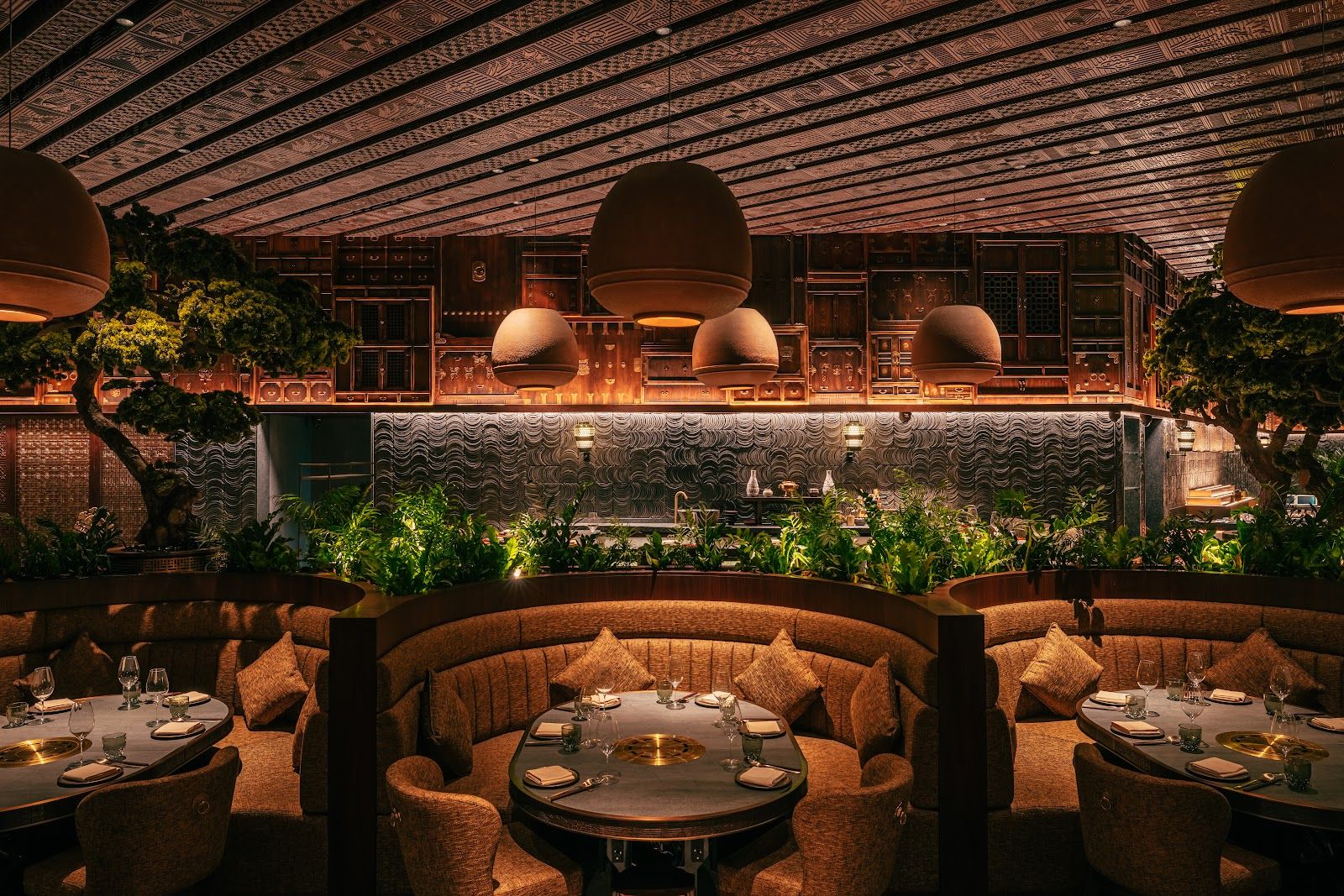 HANU Korean restaurant St Regis Dubai contemporary