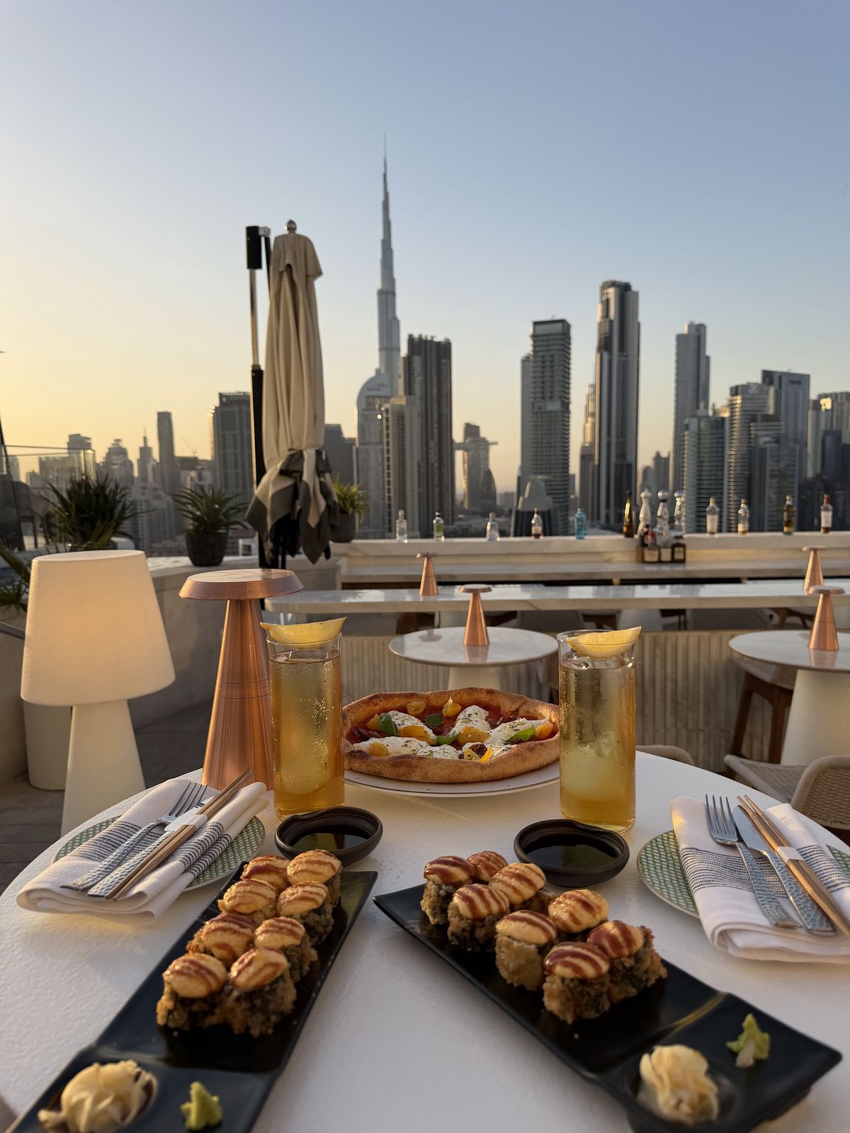High Society Dubai — drinks and dining on The Lana's rooftop, Business Bay