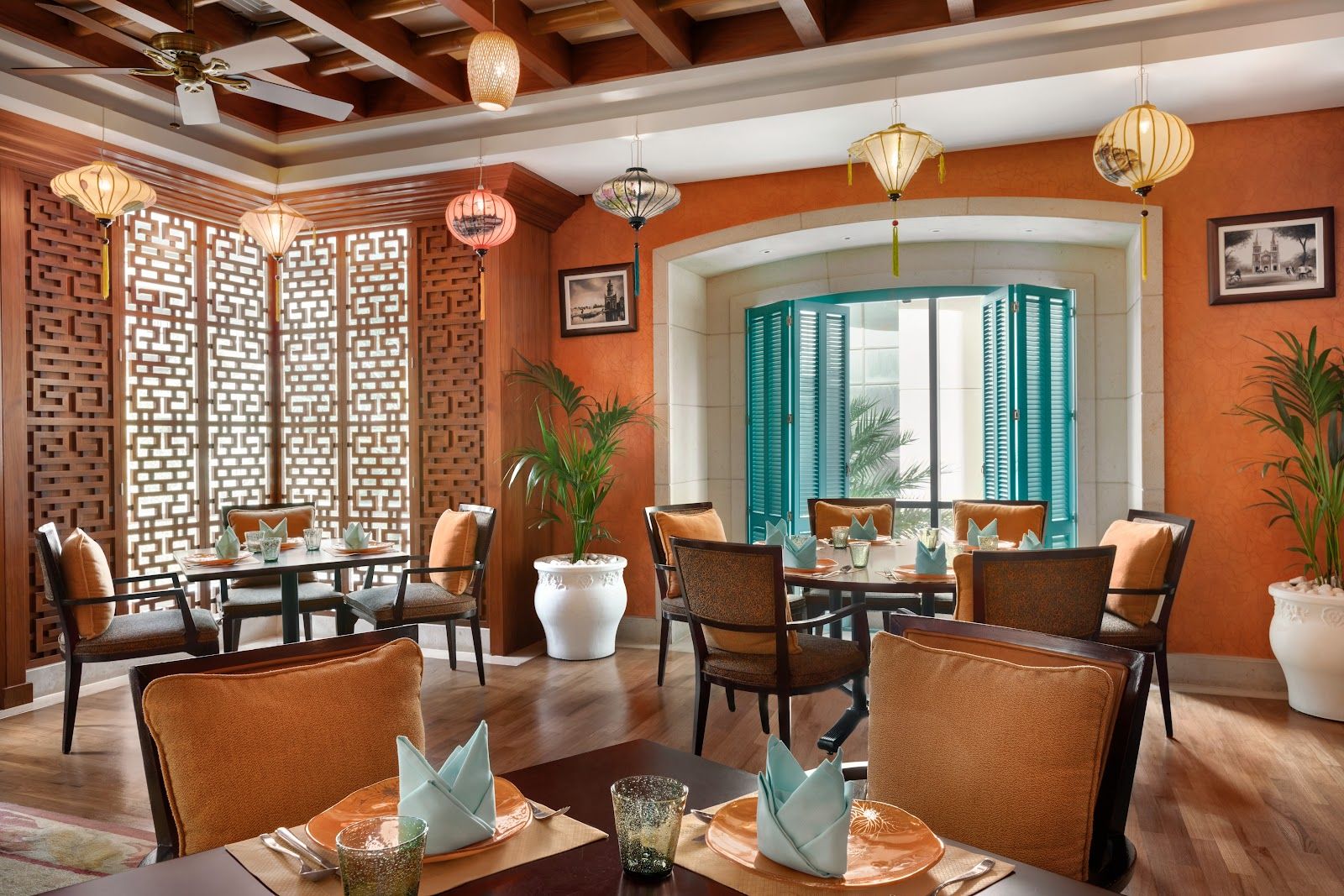 Noodles at Southeast Asian restaurant Dubai