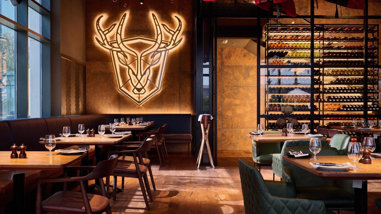 Hunter & Barrel Dubai — fire-cooked wagyu tomahawk