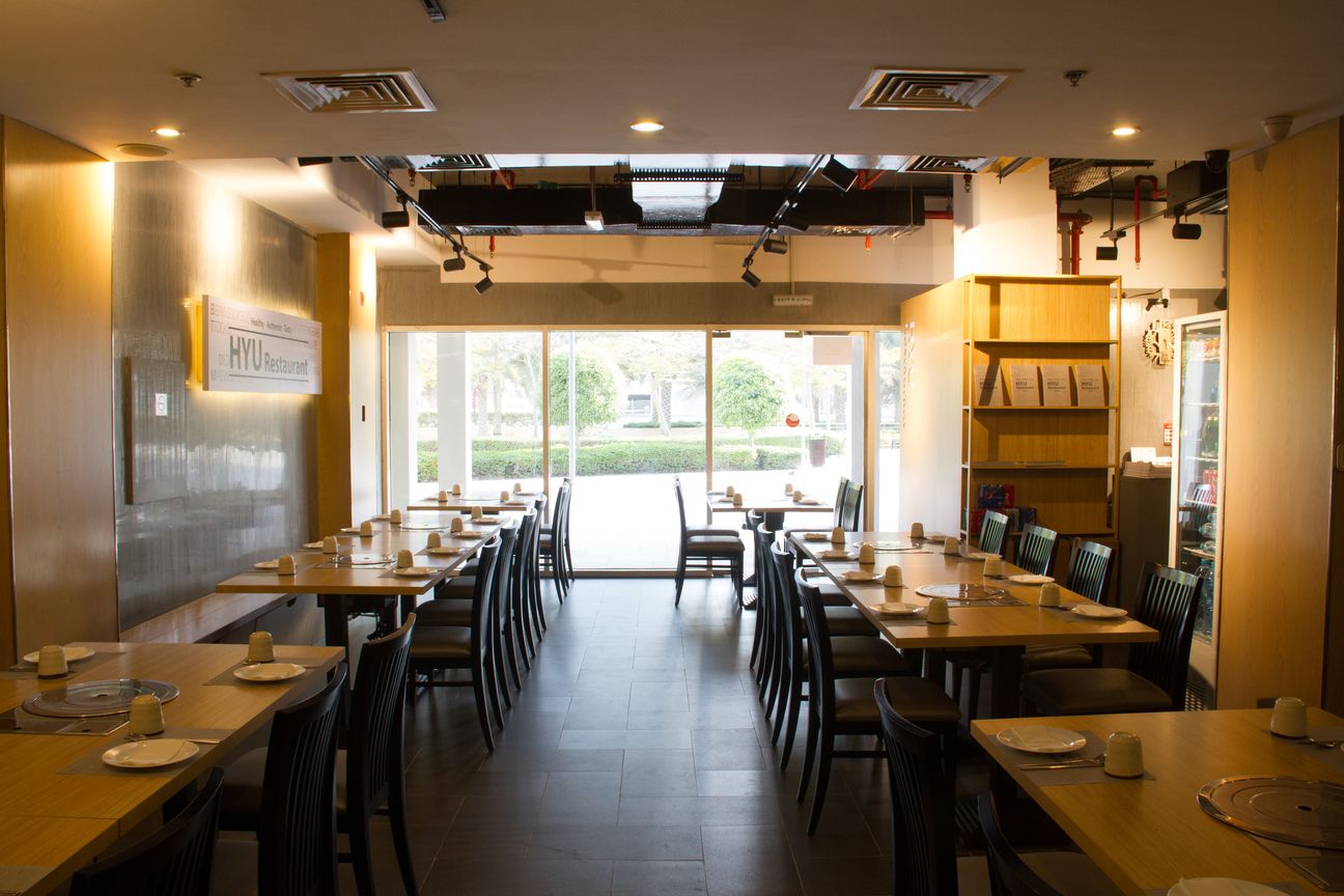 Hyu Korean BBQ Sky View bibimbap with Burj Khalifa view