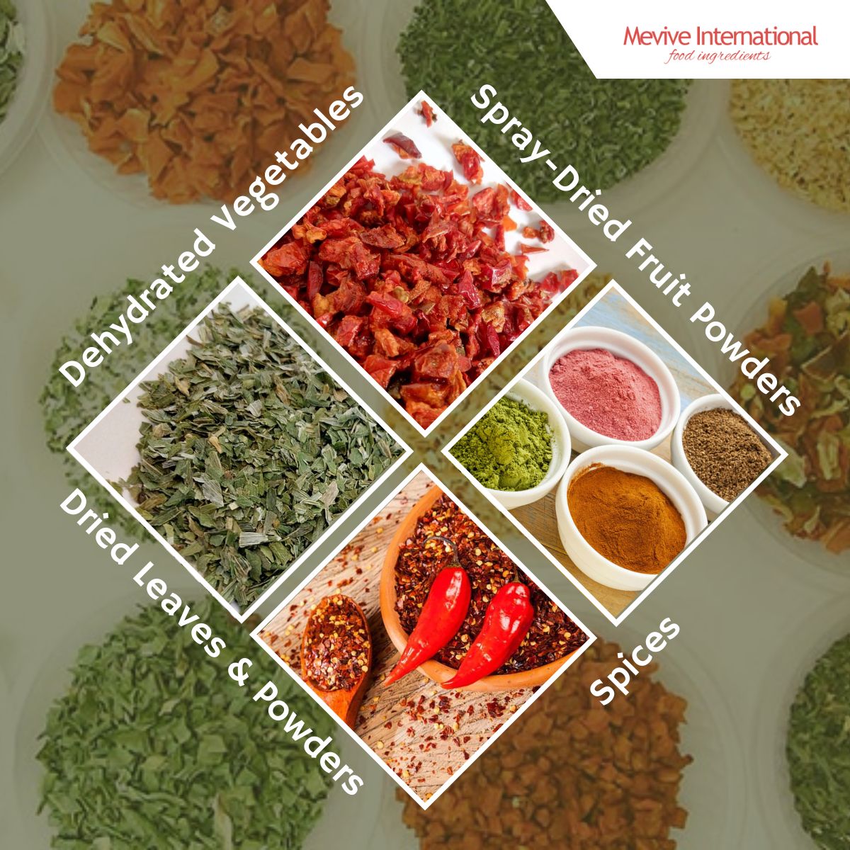 Indian street food market with spices and fresh ingredients