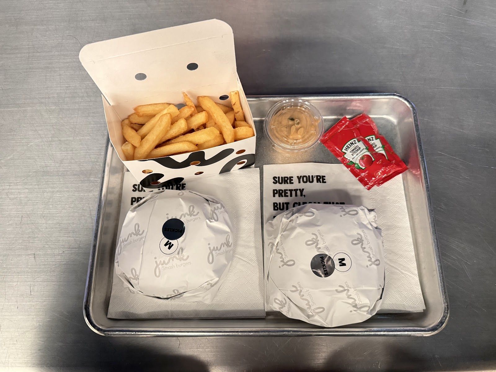 Junk Dubai — smash burger and loaded fries from the new smash concept