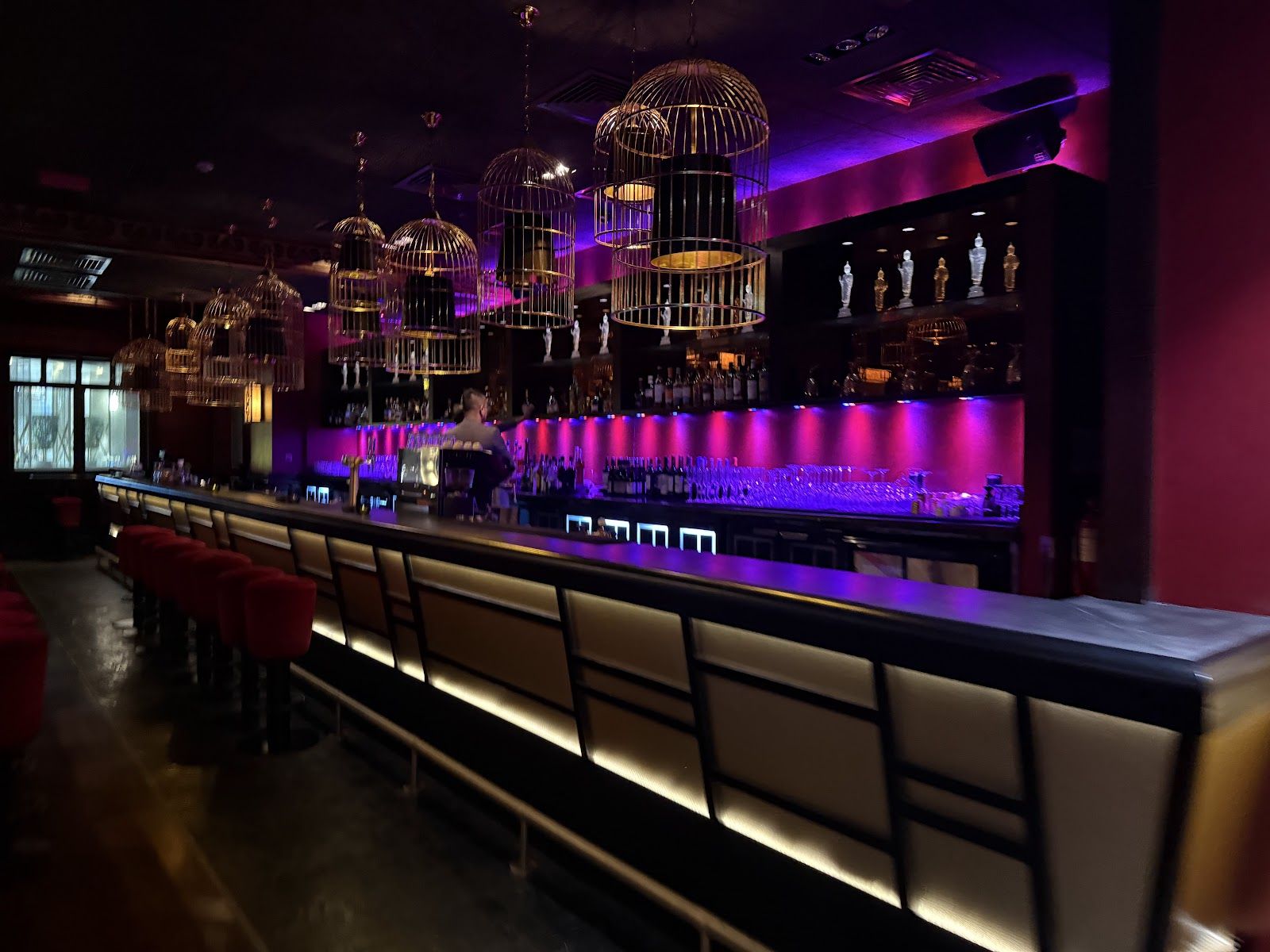 Karma Kafe Dubai — pan-Asian terrace at fountain level
