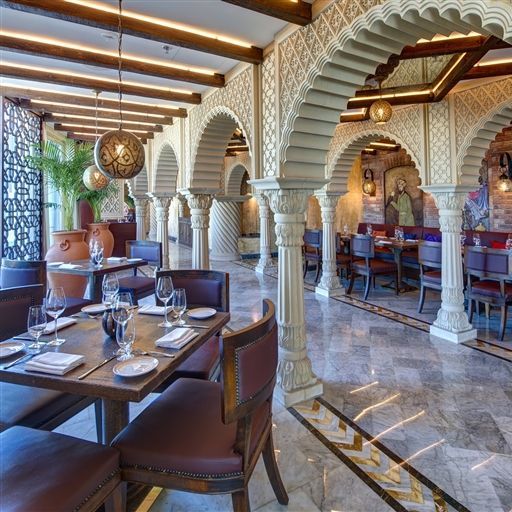 Khyber Dubai — Peshawari naan baked to order at Dukes The Palm