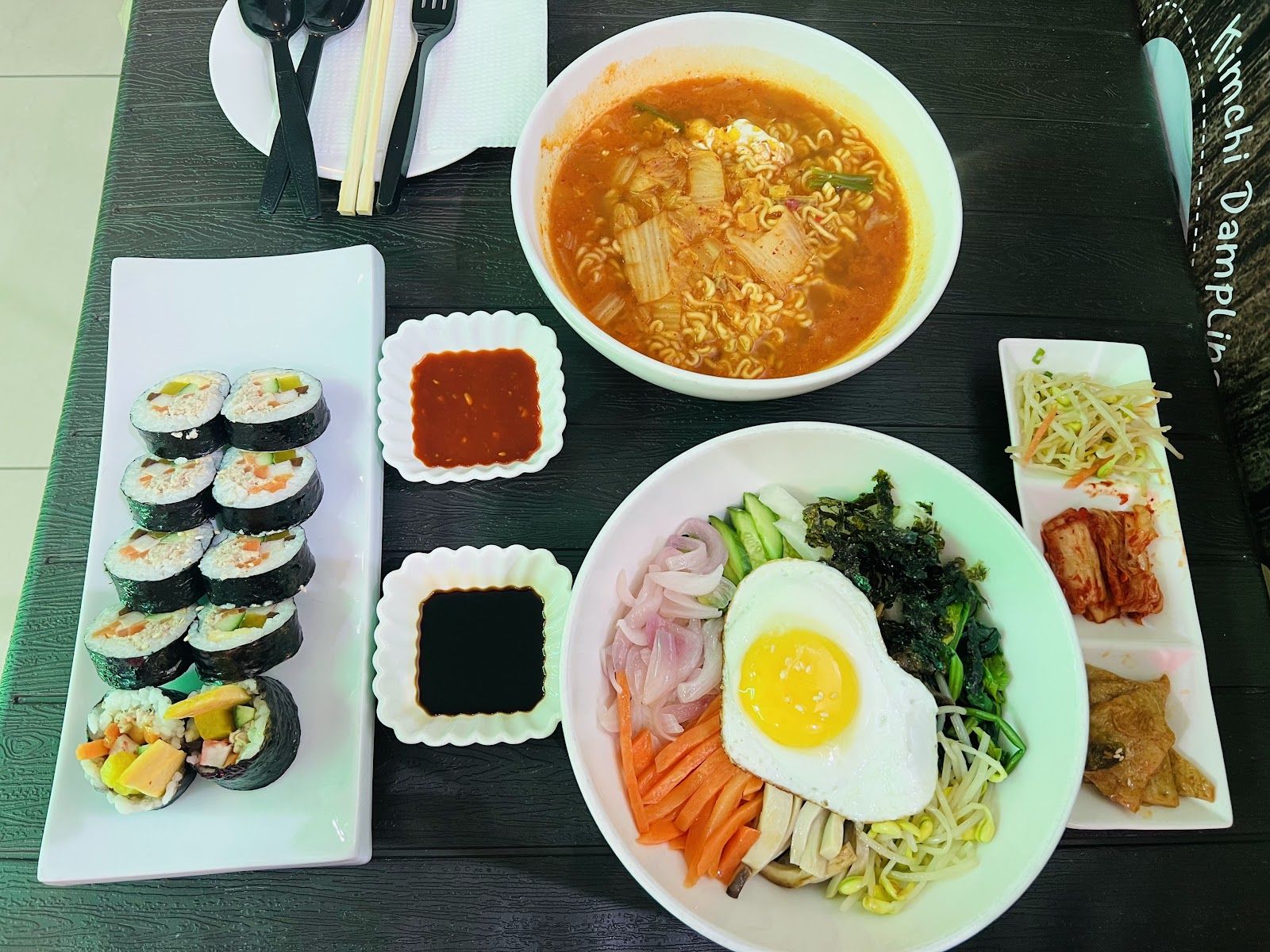 Kimbap Seoul Korean casual dining Dubai affordable