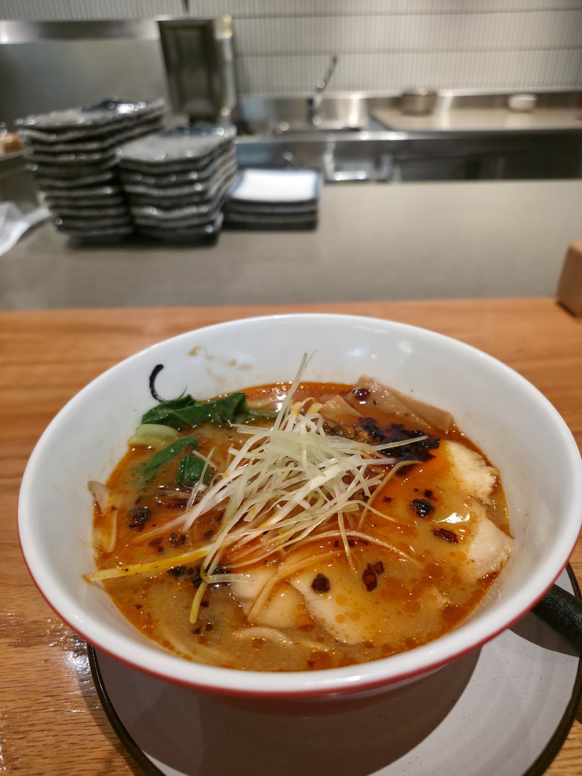 Konjiki Hototogisu Dubai — a bowl of clam shio ramen