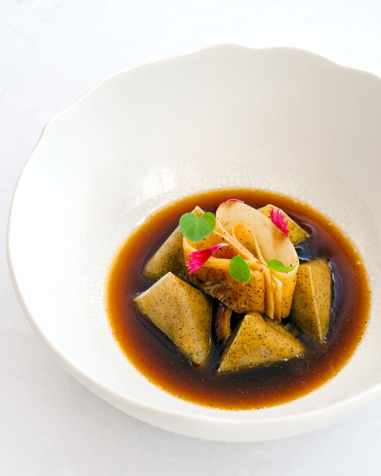 La Dame de Pic Sea Bass, Yuzu Beurre Blanc