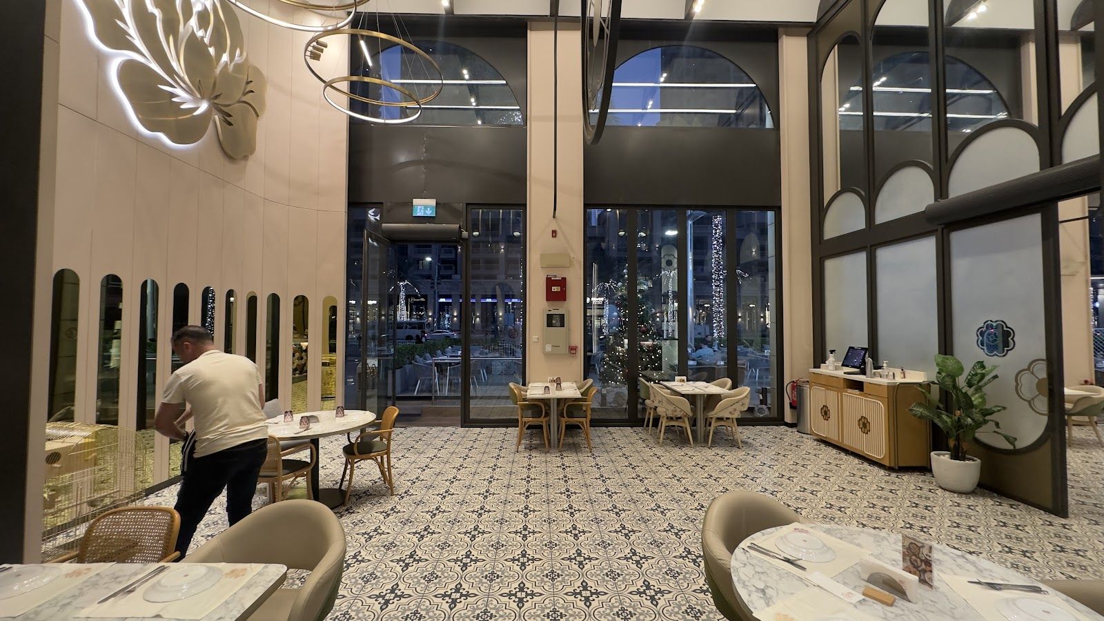 Leila Restaurant, City Walk Dubai — homestyle hummus plate