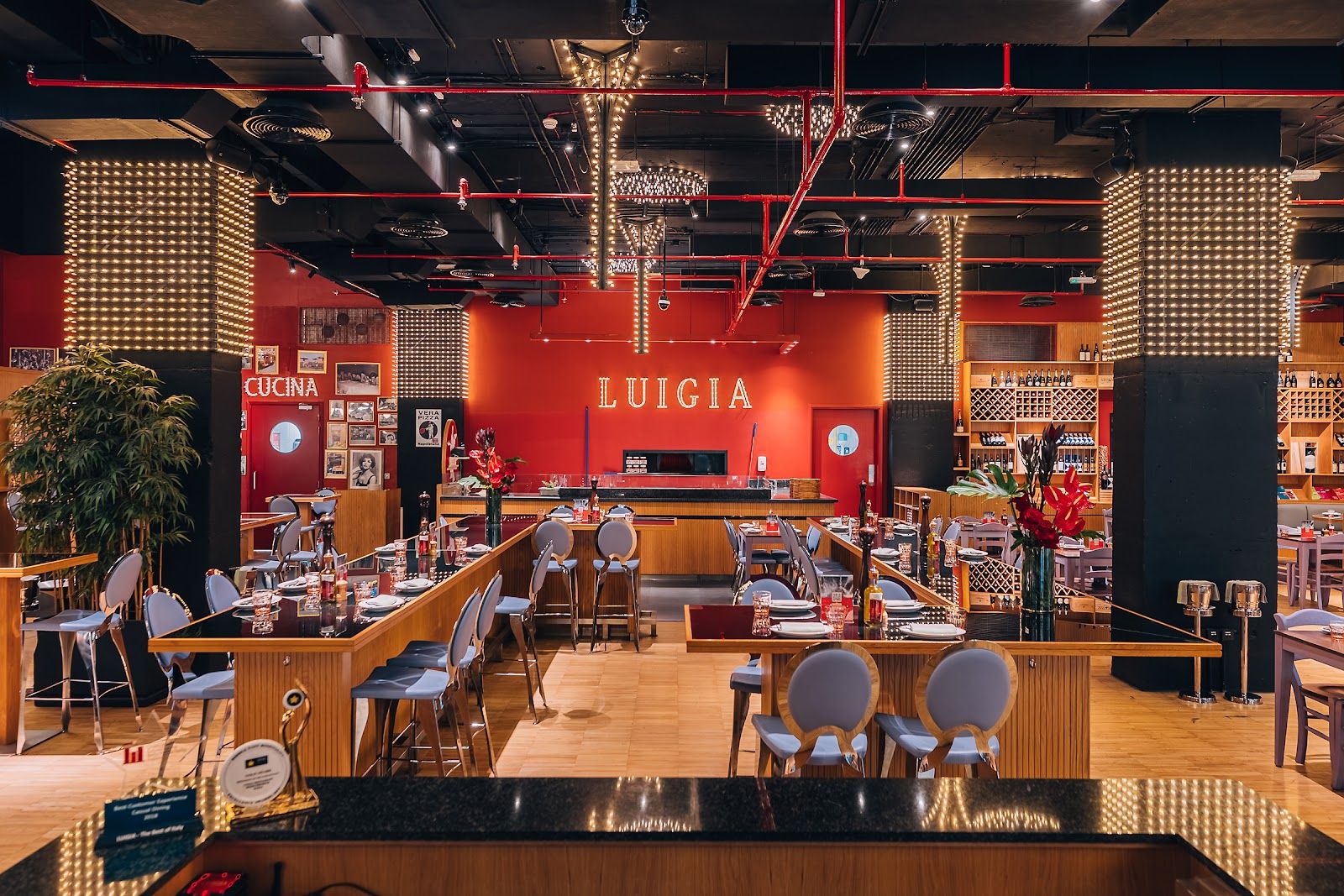 Luigia Dubai pizza Neapolitan 48-hour dough