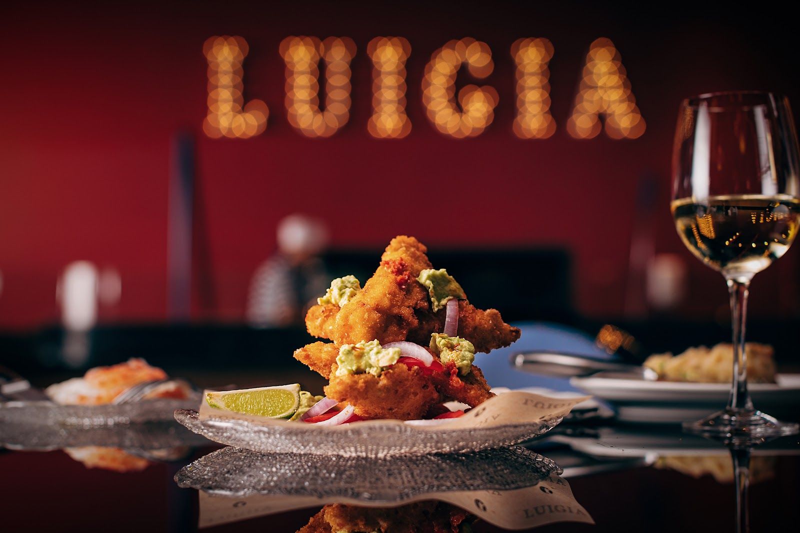 Luigia Dubai — Neapolitan dining room at Rixos JBR