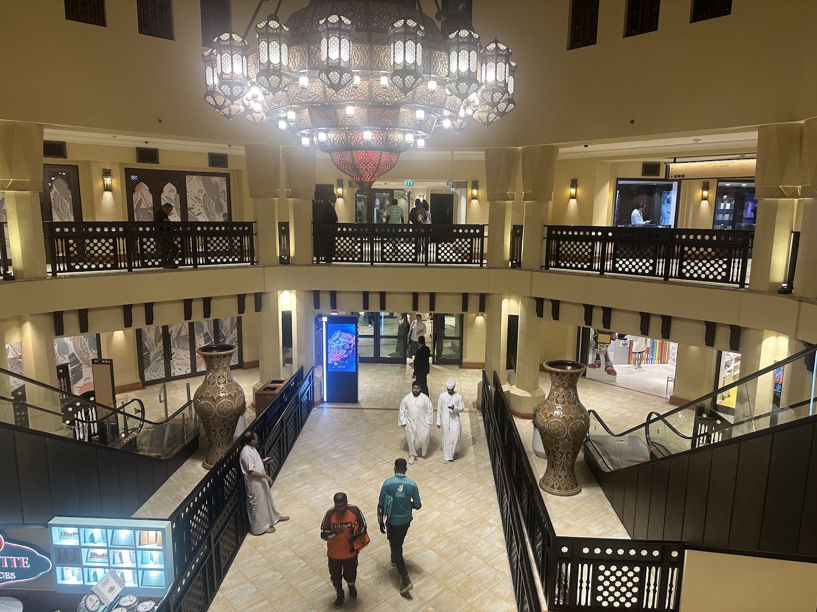 Outdoor terrace dining at Souk Al Bahar
