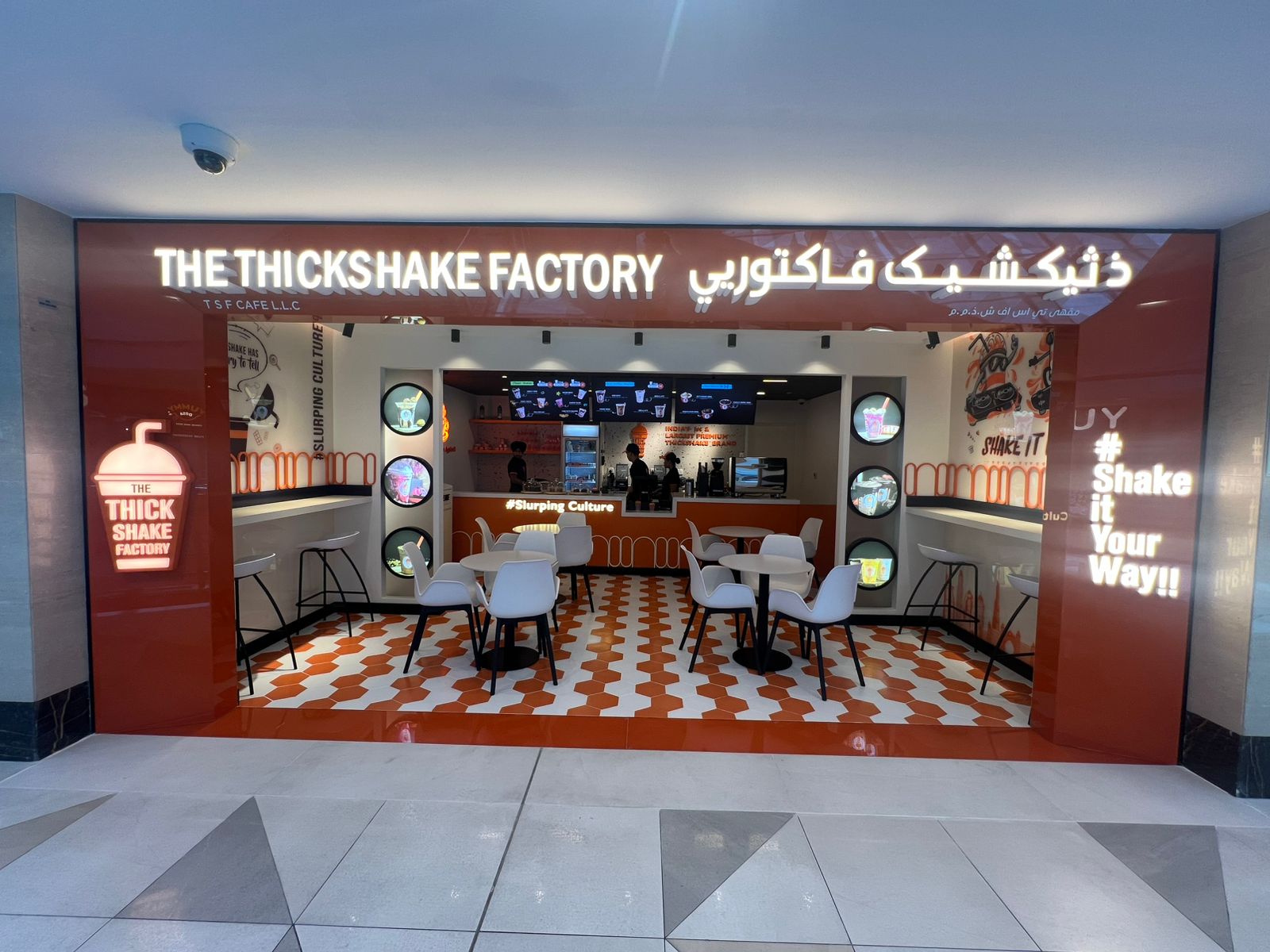American milkshakes desserts Dubai