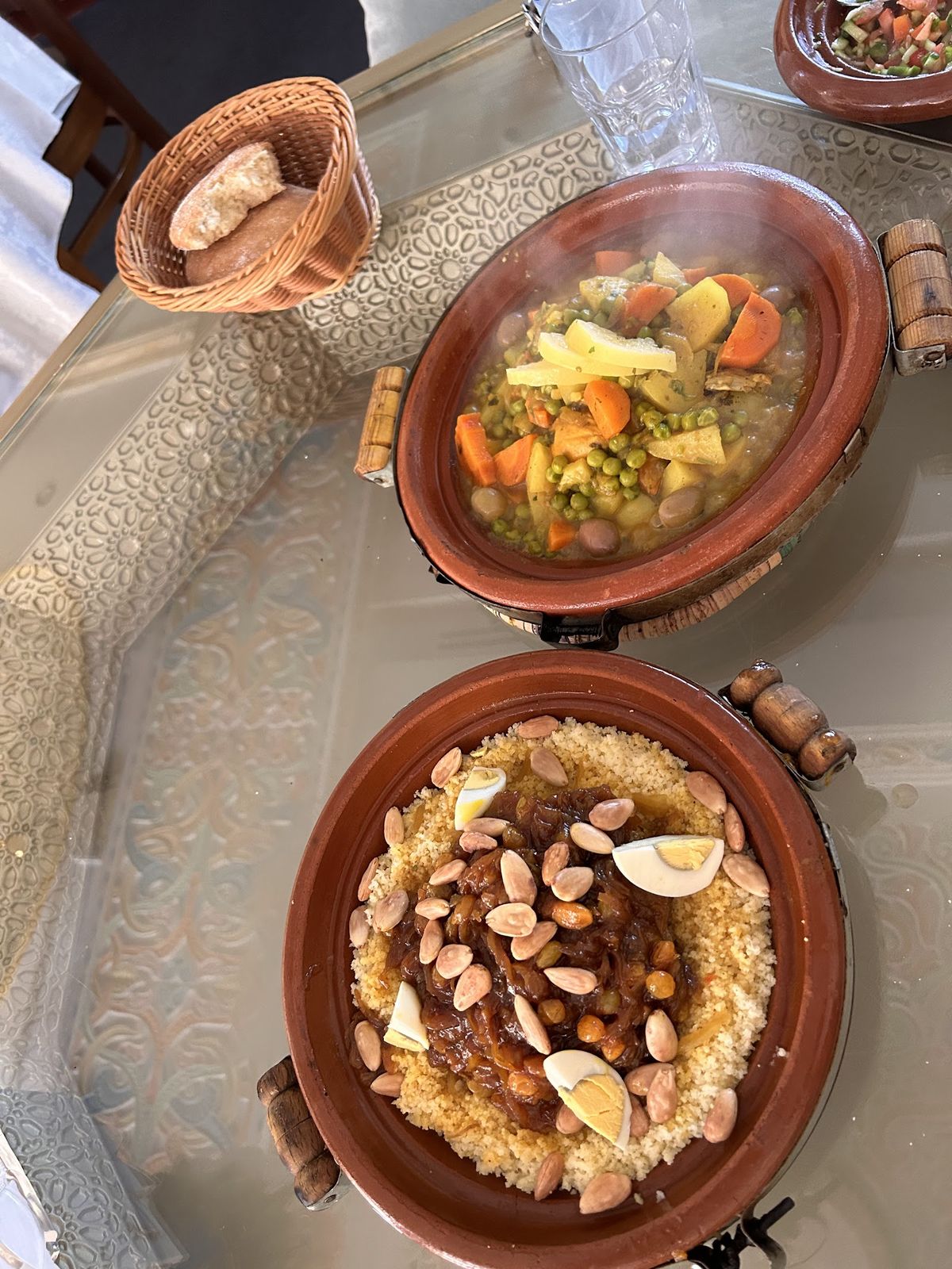 Moroccan mint tea sweets