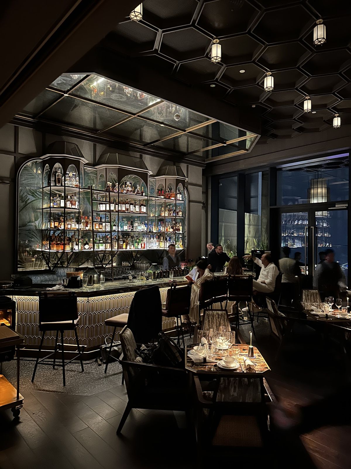 Mott 32 Dubai — Mongolian lamb rack and wagyu mains served tableside