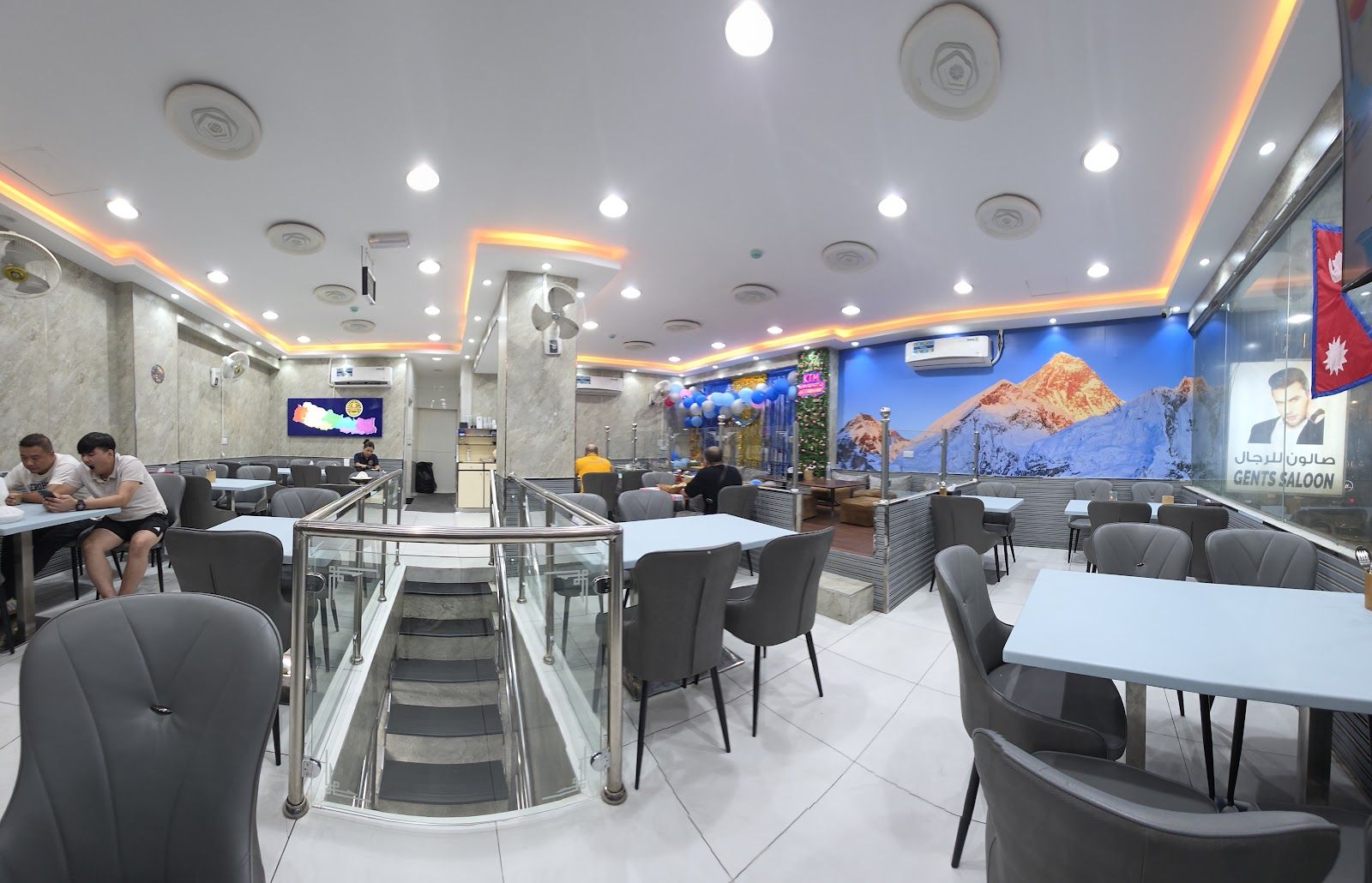 Nepalese restaurant interior Dubai