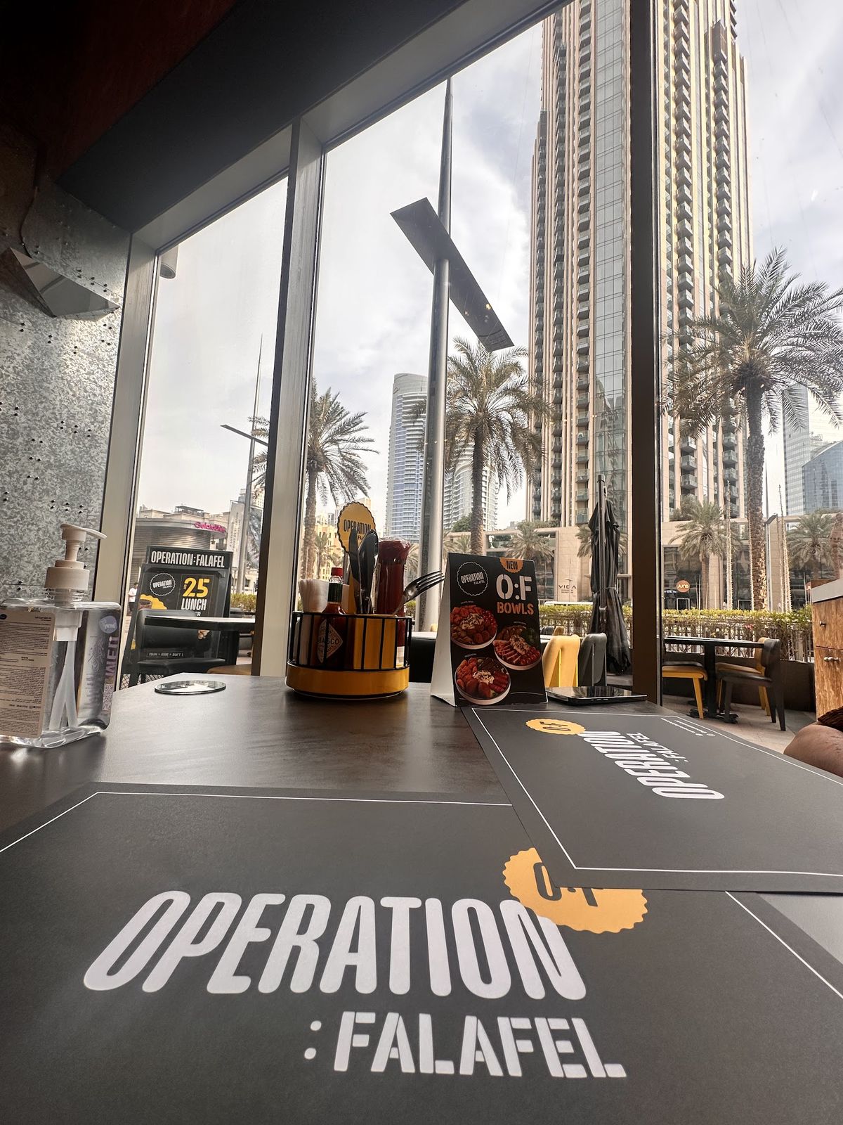 Operation: Falafel Dubai — Operation Falafel DIFC wrap and knafeh