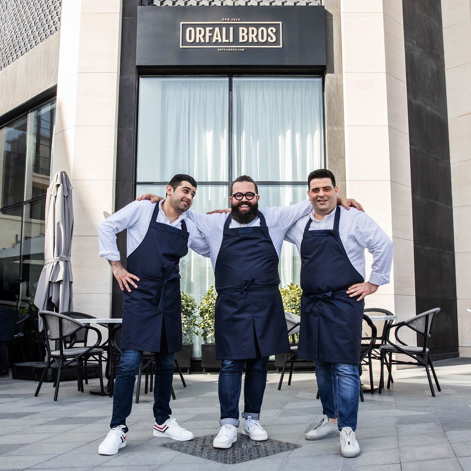 Orfali Bros Dubai — the OB Cheeseburger at the Al Wasl bistro