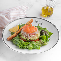 Paul café Dubai — French pastries and croissants on the counter